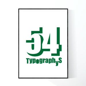 TYPOGRAPHYS POSTER T0002-FG(A0)