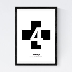 TYPOGRAPHYS POSTER T0086-04（A4）