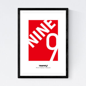 TYPOGRAPHYS POSTER T0074-R（A4）