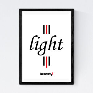 TYPOGRAPHYS POSTER T0005-R（A4）