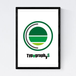 TYPOGRAPHYS POSTER T0027-G（A4）
