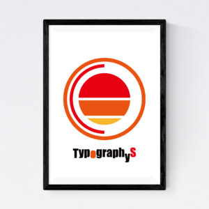 TYPOGRAPHYS POSTER T0027-R（A4）