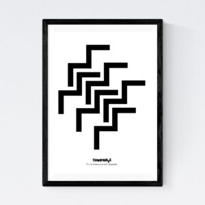 TYPOGRAPHYS POSTER T0078-H（A4）