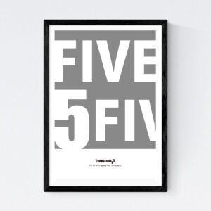 TYPOGRAPHYS POSTER T0075-GR（A4）