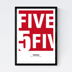 TYPOGRAPHYS POSTER T0075-R（A4）