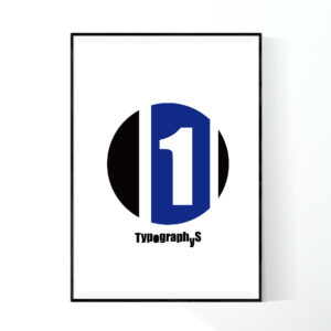 TYPOGRAPHYS POSTER T0017-NV（A1）