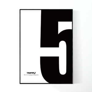 TYPOGRAPHYS POSTER T0003-5（A0）