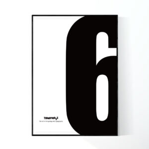 TYPOGRAPHYS POSTER T0003-6（A0）