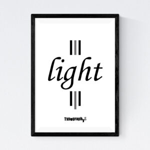 TYPOGRAPHYS POSTER T0005-GR（A1）