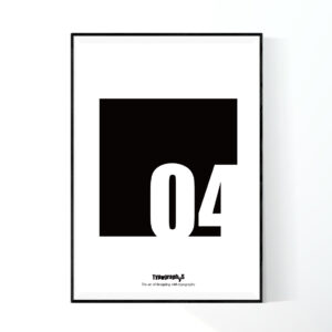 TYPOGRAPHYS POSTER T0015-04（A1）