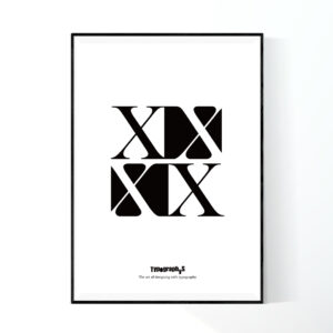 TYPOGRAPHYS POSTER T0048（A1）