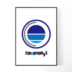 TYPOGRAPHYS POSTER T0027-BL（A1）