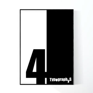 TYPOGRAPHYS POSTER T0030-04（A1）