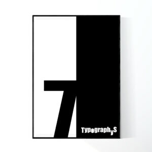 TYPOGRAPHYS POSTER T0030-07（A1）