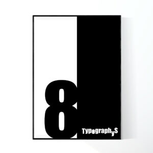 TYPOGRAPHYS POSTER T0030-08（A1）