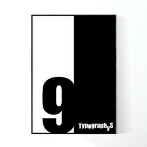 TYPOGRAPHYS POSTER T0030-09（A1）