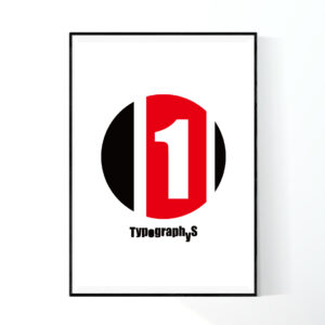 TYPOGRAPHYS POSTER T0017-R（A1）