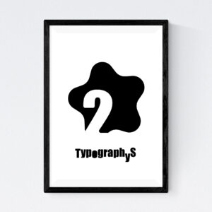 TYPOGRAPHYS POSTER T0019-02（A4）