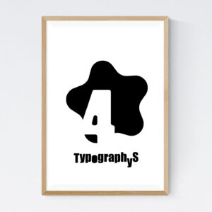 TYPOGRAPHYS POSTER T0019-04（A2）
