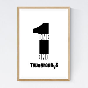 TYPOGRAPHYS POSTER T0020-01（A2）
