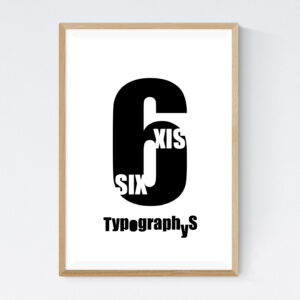 TYPOGRAPHYS POSTER T0020-06（A2）