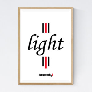 TYPOGRAPHYS POSTER T0005-R（A2）