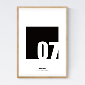 TYPOGRAPHYS POSTER T0015-07（A2）