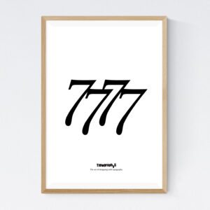 TYPOGRAPHYS POSTER T0009-07（A2）