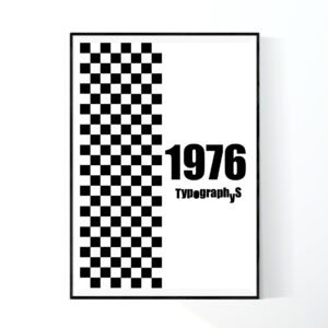 TYPOGRAPHYS POSTER T0001-1976（A1）