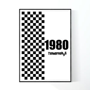 TYPOGRAPHYS POSTER T0001-1980（A1）